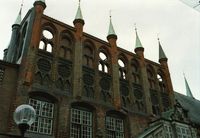 Rathaus, gotische Wand
